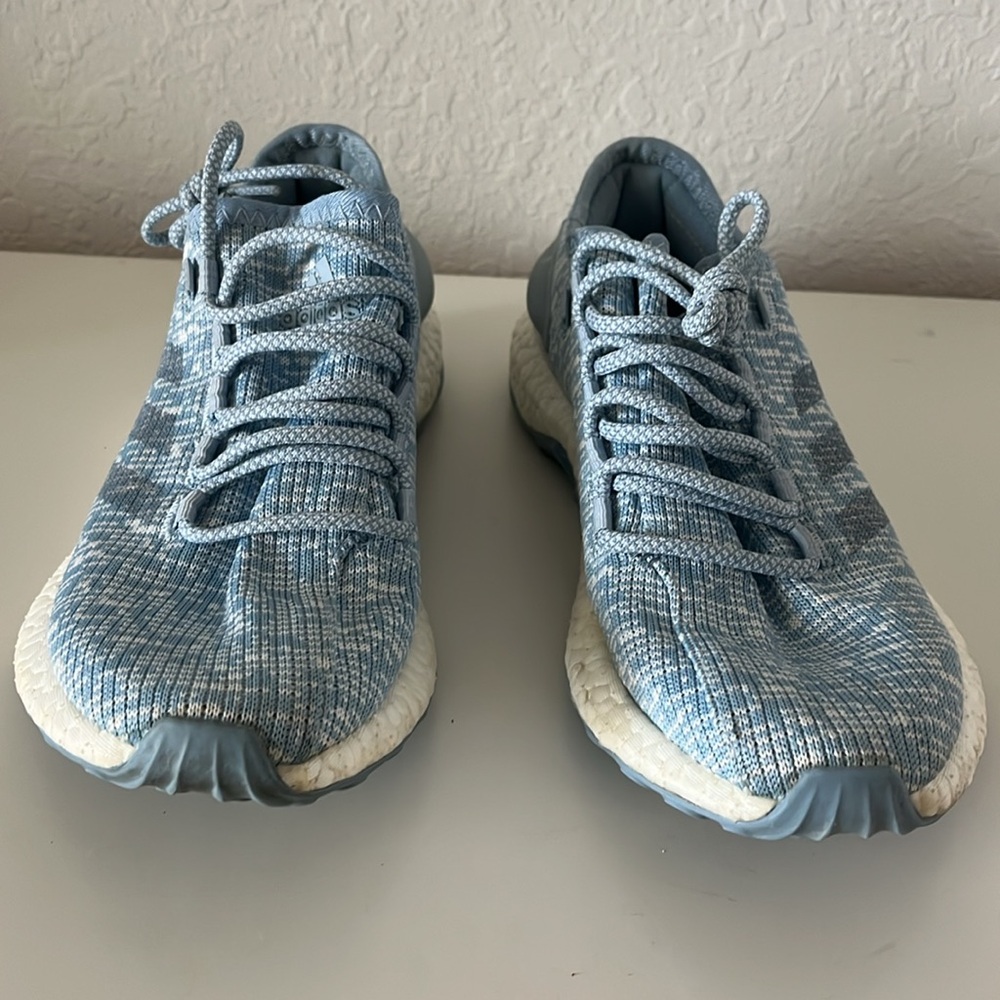 adidas men’s Running Shoes Size 7.5 Light Blue W8.5 - Picture 5 of 6
